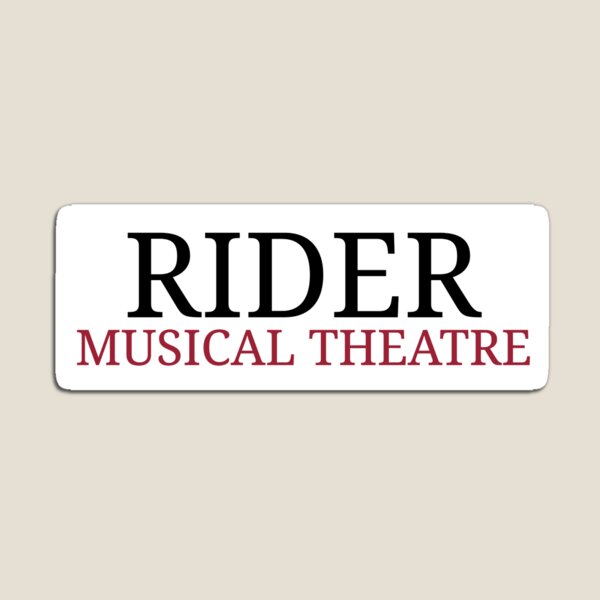 Item preview, Rider Musical Theatre designed and sold by haychis.