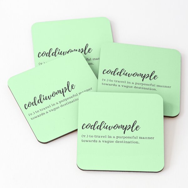 Item preview, Coddiwomple - to travel in a purposeful manner towards a vague destination designed and sold by designair.