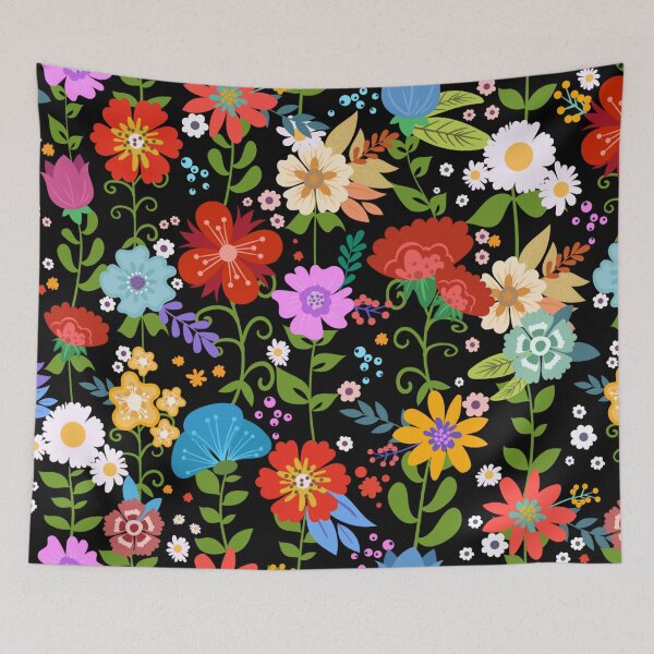 Item preview, Mexican Floral Folk Art designed and sold by HolidayBug.