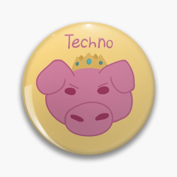 Item preview, Technoblade pin button designed and sold by kiyosarts.