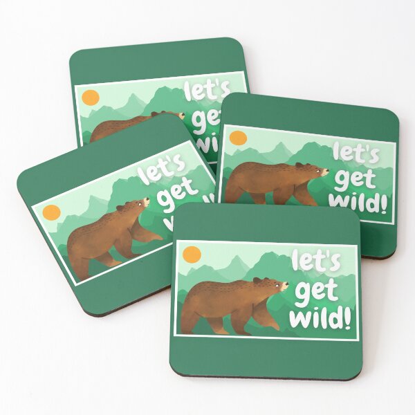 Item preview, let's get wild! designed and sold by mybrightcorner.