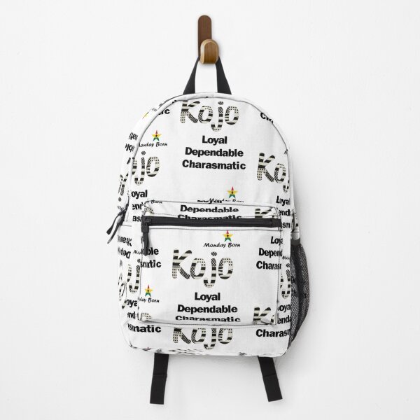 Item preview, Monday Born Ghanaian Male Name 'Kojo' in black and white designed and sold by WhoWeAre.