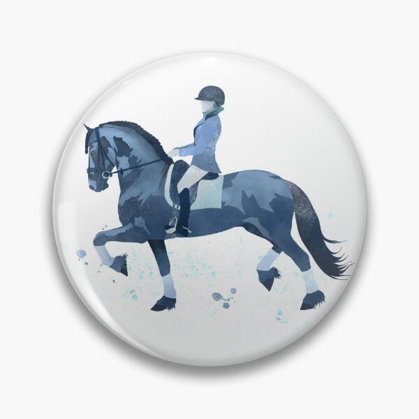 Item preview, Dressage in Blue designed and sold by MarcelineAimee.