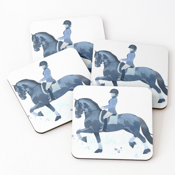 Item preview, Dressage in Blue designed and sold by MarcelineAimee.