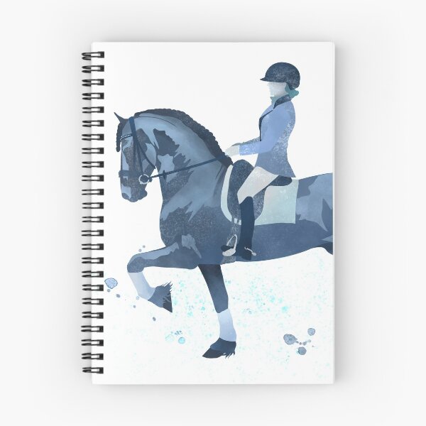 Item preview, Dressage in Blue designed and sold by MarcelineAimee.