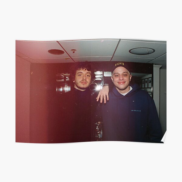 Jack Harlow and Pete Davidson polaroid Poster