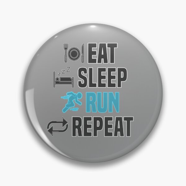Item preview, Eat Sleep Run designed and sold by GamerGeekMedia.