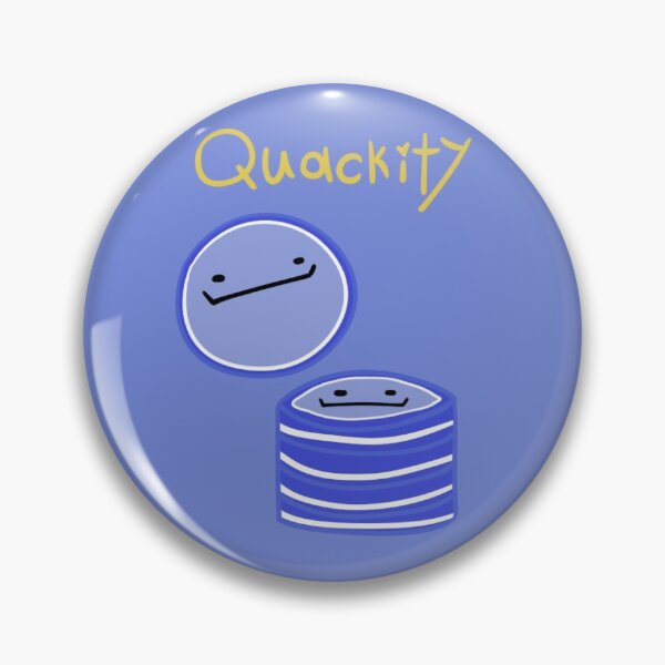 Item preview, Quackity pin button designed and sold by kiyosarts.