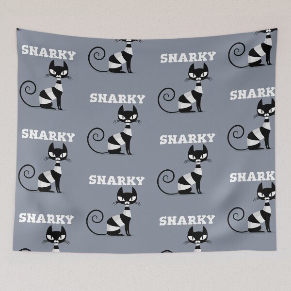 Item preview, The Snarky Snarky Cat designed and sold by BubbaCool.