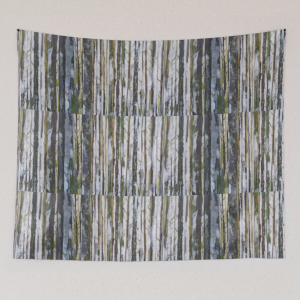 Item preview, Magic forest, trees, green bark, moss designed and sold by NessArtByEwa.