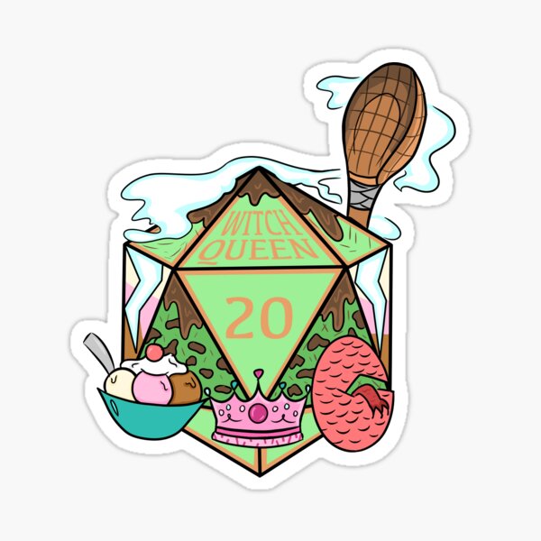 "Saccharina Frostwhip ACOC D20" Sticker for Sale by citrinecreates