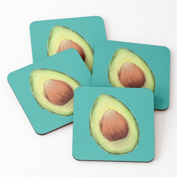 Item preview, Painted texture avocado gouache  designed and sold by cassandrafallon.