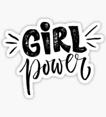 Girl power. Feminism quote Sticker