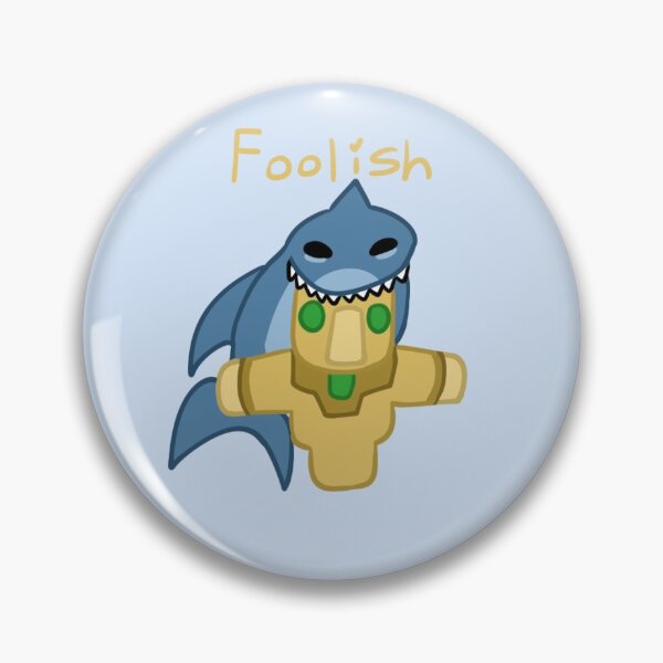 Item preview, FoolishGamers pin button designed and sold by kiyosarts.