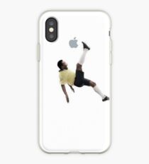 Pele kicking an Apple iPhone Case