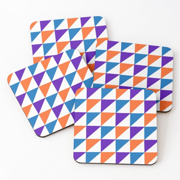 Item preview, Colorful lined triangles designed and sold by wiwiart.