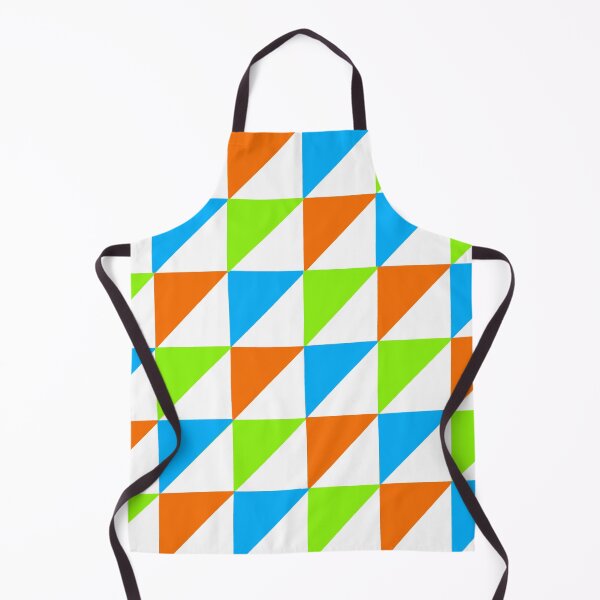 Item preview, Blue green and orange triangles designed and sold by wiwiart.