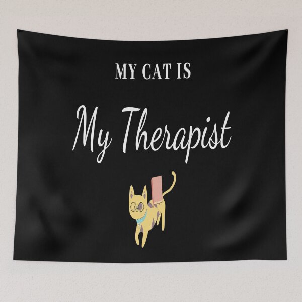 Item preview, My Cat Is My Therapist designed and sold by Danyell369.