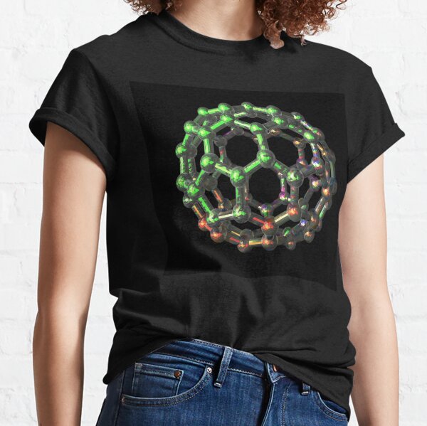 C70 Fullerene - Buckyball Carbon Molecule Classic T-Shirt