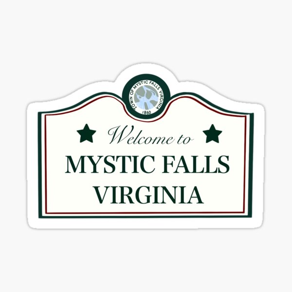 Bienvenue à Mystic Falls Sticker