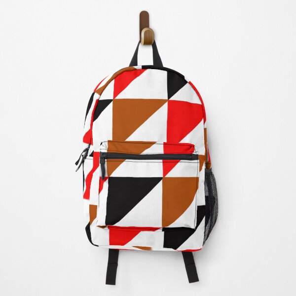 Item preview, Black red and brown triangles designed and sold by wiwiart.