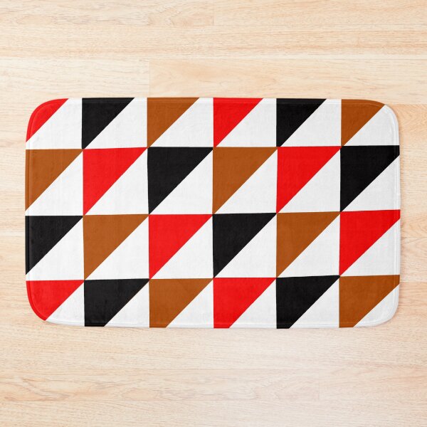 Item preview, Black red and brown triangles designed and sold by wiwiart.