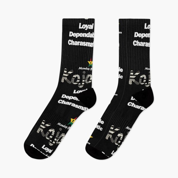 Item preview, Monday Born Ghanaian Male Name 'Kojo' in black and white designed and sold by WhoWeAre.