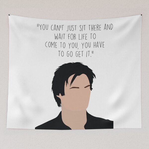 Item preview, Damon Salvatore quote  designed and sold by HeyitsArt.