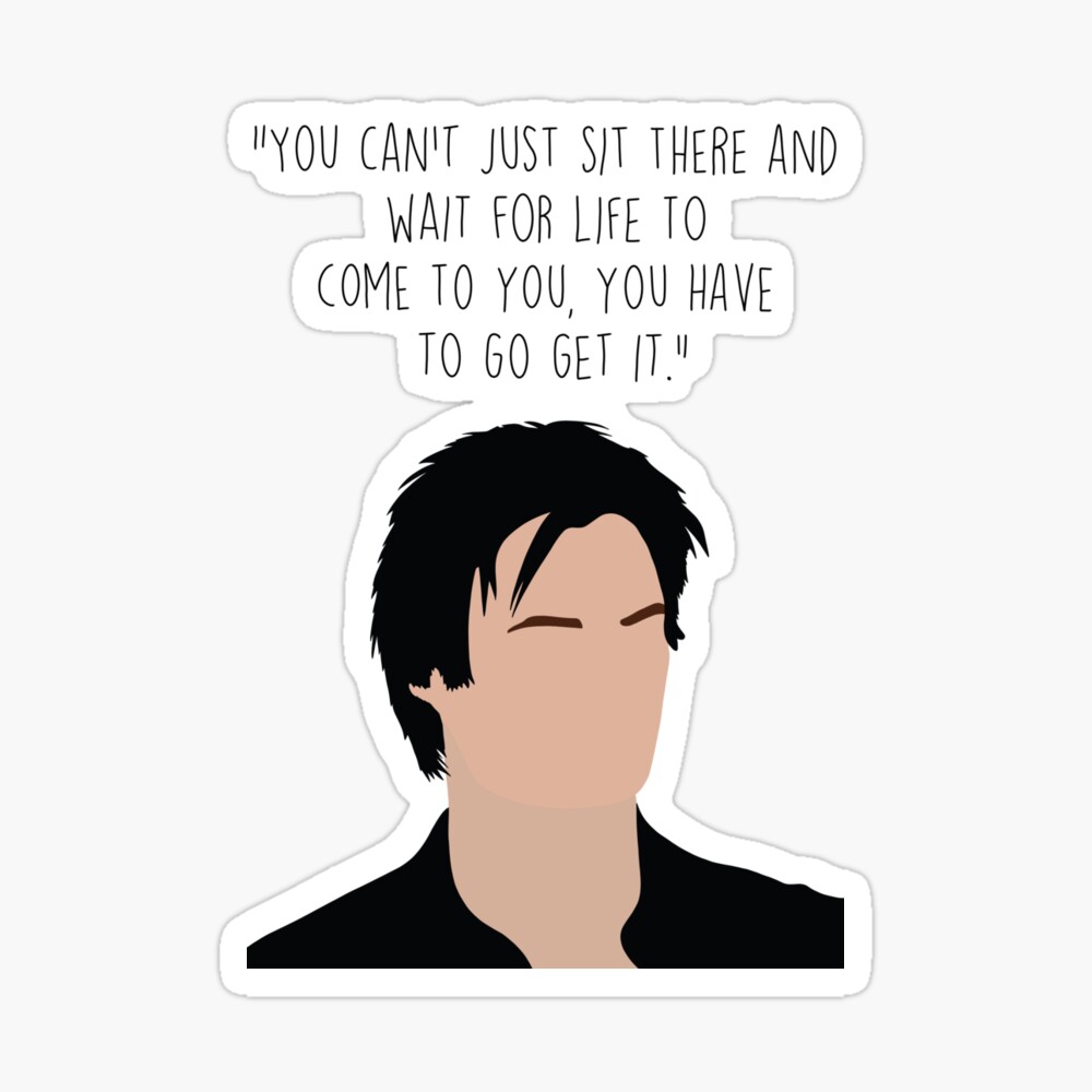 Damon Salvatore quote | Art Board Print