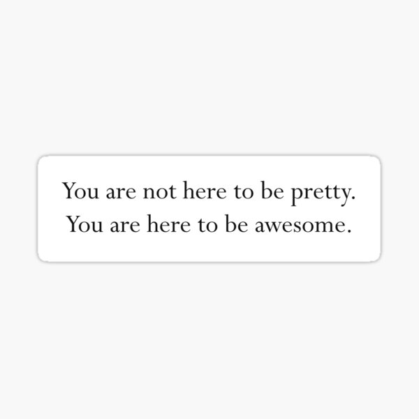 Be Awesome Sticker