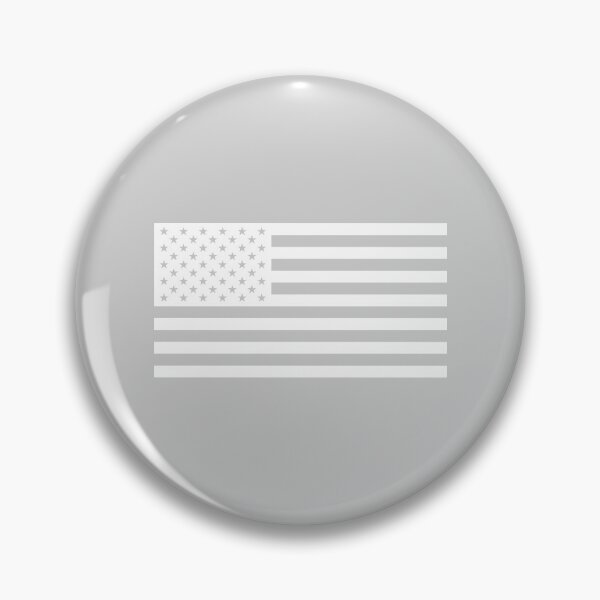 Item preview, The Flag - Gray (Flag of the United States of America) designed and sold by franklinprintco.