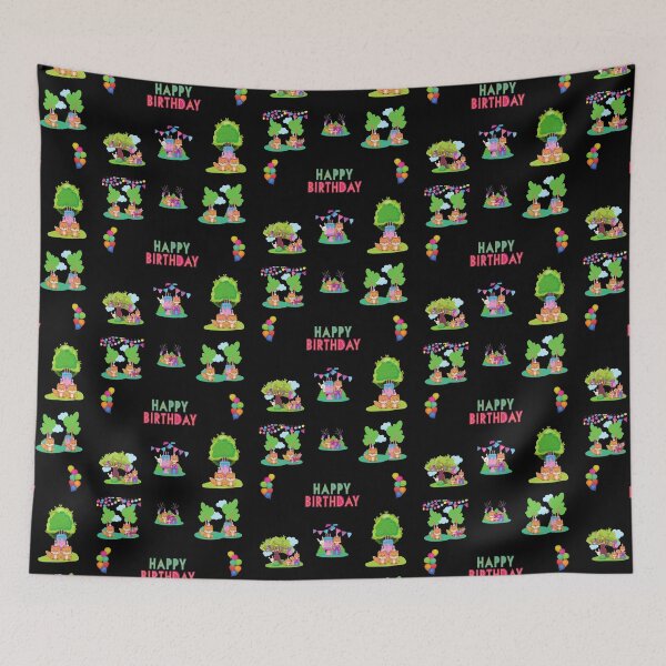Item preview, Happy Birthday Multi Fox designed and sold by Imemewell.