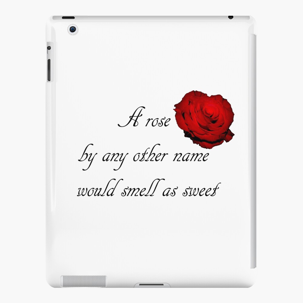 Romeo and Juliet Rose Quote Poster for Sale by artsyivy