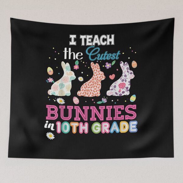 Item preview, I Teach The Cutest Bunnies In 10th Grade Tenth Easter Peeps  designed and sold by sariyahharry.