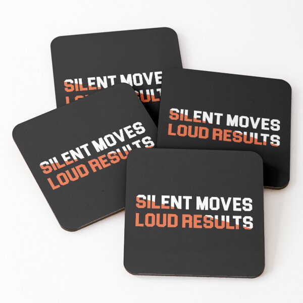 Item preview, silent moves loud results designed and sold by AllPerfect.