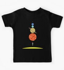 Das Sonnensystem Kinder T-Shirt