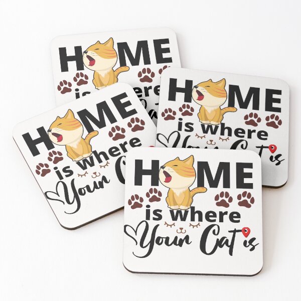 Item preview, Home is where your cat is designed and sold by dogcuddleralert.