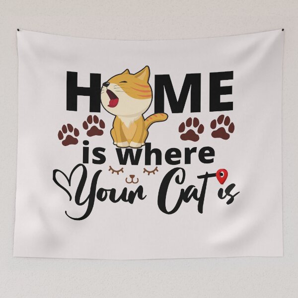 Item preview, Home is where your cat is designed and sold by dogcuddleralert.