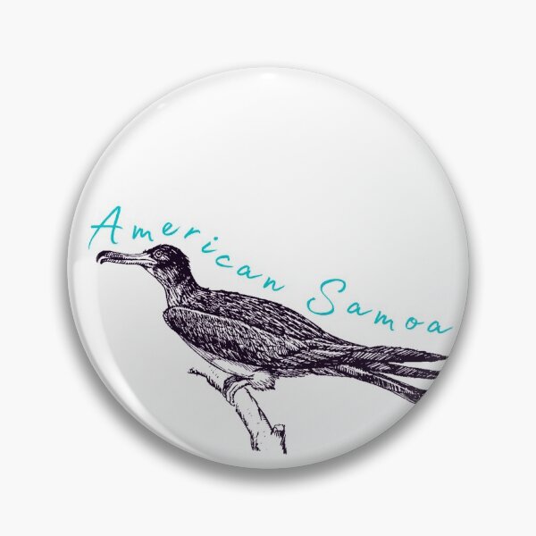 Item preview, American Samoa National Park frigatebird logo designed and sold by TheWaterBirds.