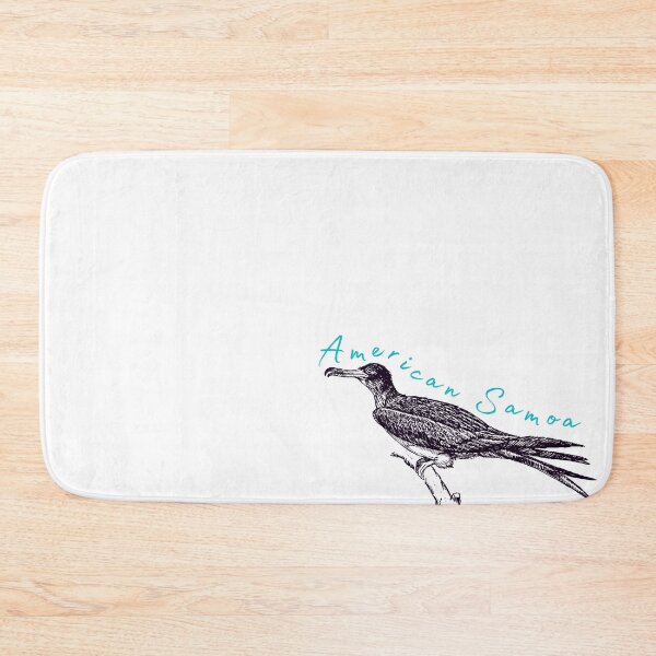 Item preview, American Samoa National Park frigatebird logo designed and sold by TheWaterBirds.