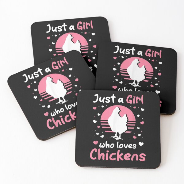 Item preview, Just A Girl Who Love Chickens Country Farm Women Girl  designed and sold by sariyahharry.
