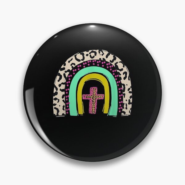Item preview, He Is Risen Leopard Rainbow Christian Jesus Easter Day  designed and sold by sariyahharry.