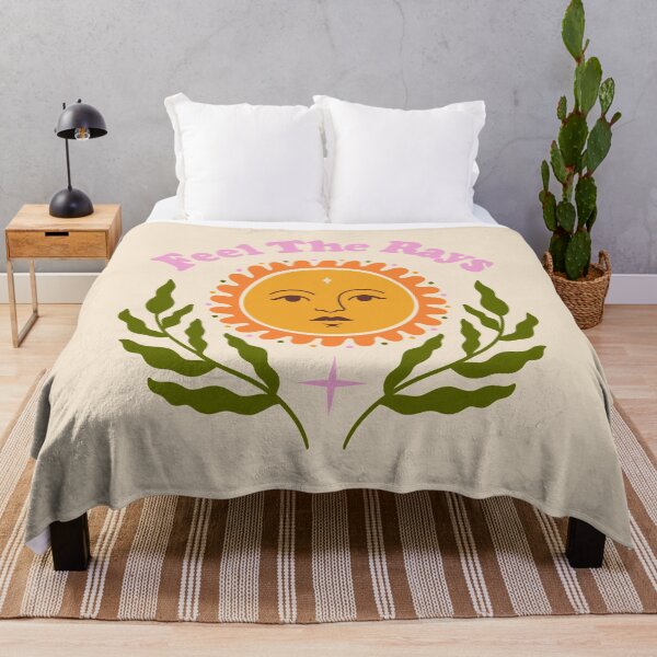 Item preview, Feel The Rays Sunshine Sun Boho Retro designed and sold by trajeado14.
