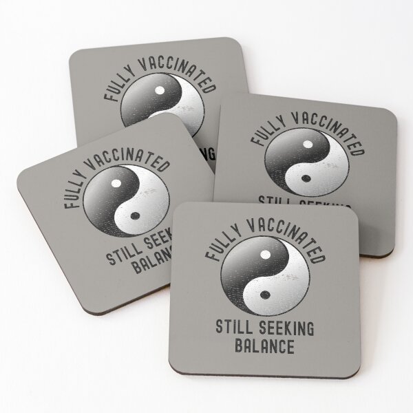Item preview, Fully Vaccinated Still Seeking Balance - Funny Yoga 2021 designed and sold by Dorkification.