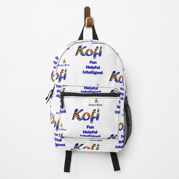Item preview, Friday Born Ghanaian Male Name 'Kofi' in blue designed and sold by WhoWeAre.