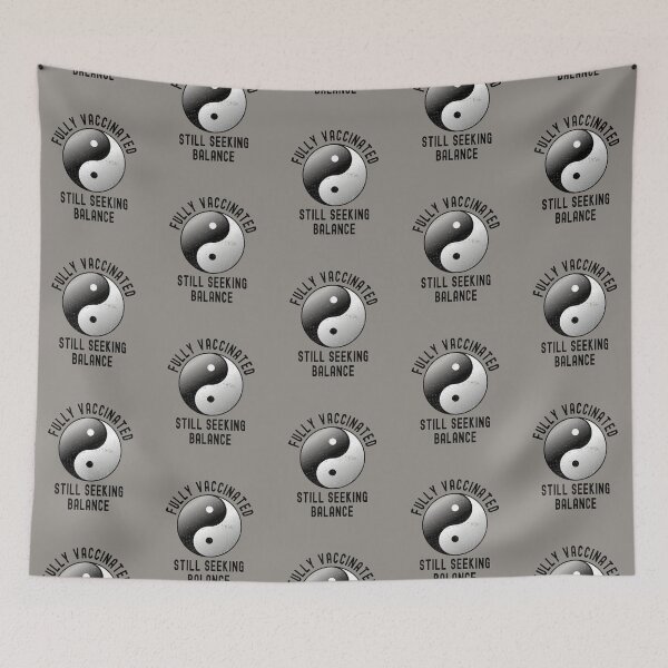 Item preview, Fully Vaccinated Still Seeking Balance - Funny Yoga 2021 designed and sold by Dorkification.