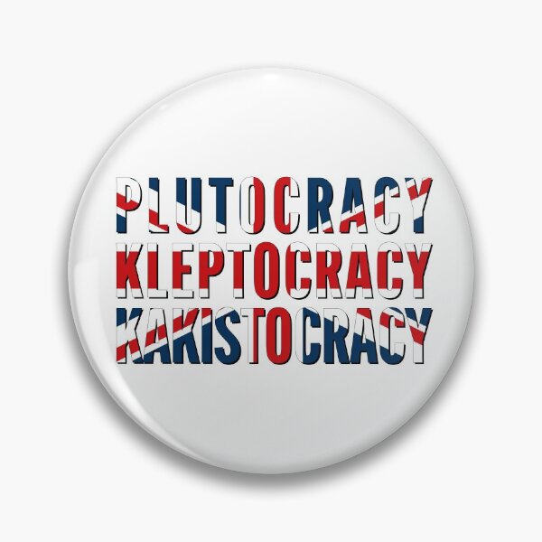 Item preview, NDVH Plutocracy Kleptocracy Kakistocracy designed and sold by Nik’s T-Shirts.