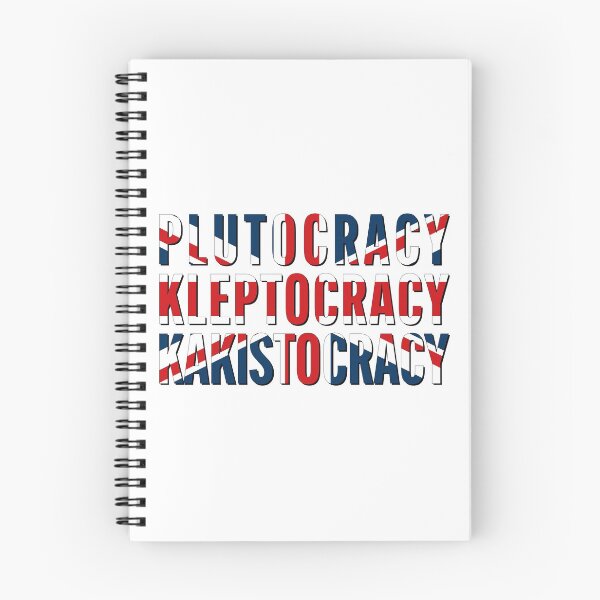 Item preview, NDVH Plutocracy Kleptocracy Kakistocracy designed and sold by Nik’s T-Shirts.