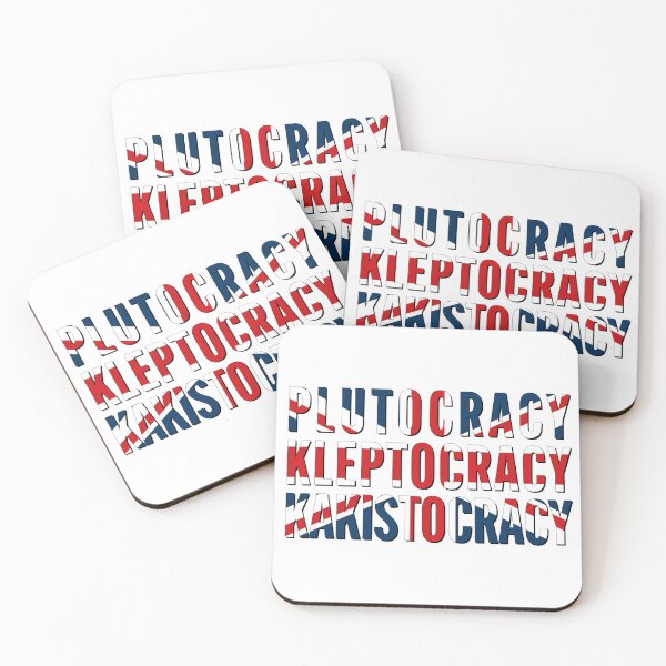 Item preview, NDVH Plutocracy Kleptocracy Kakistocracy designed and sold by Nik’s T-Shirts.