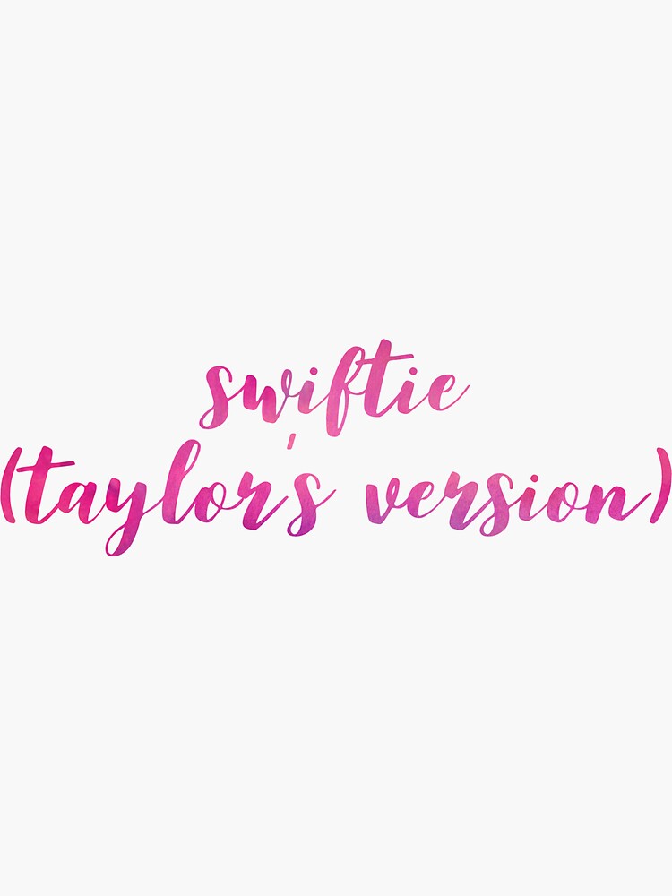 Swiftie Lover Sticker Swiftie Lover Sticker